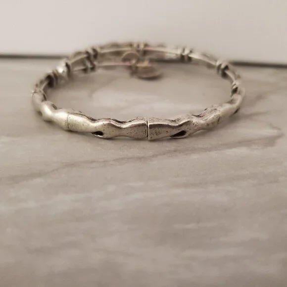 💕 Alex and Ani Vintage 66 Silver Beaded Expandable Bracelet 💕 - Picture 1 of 5